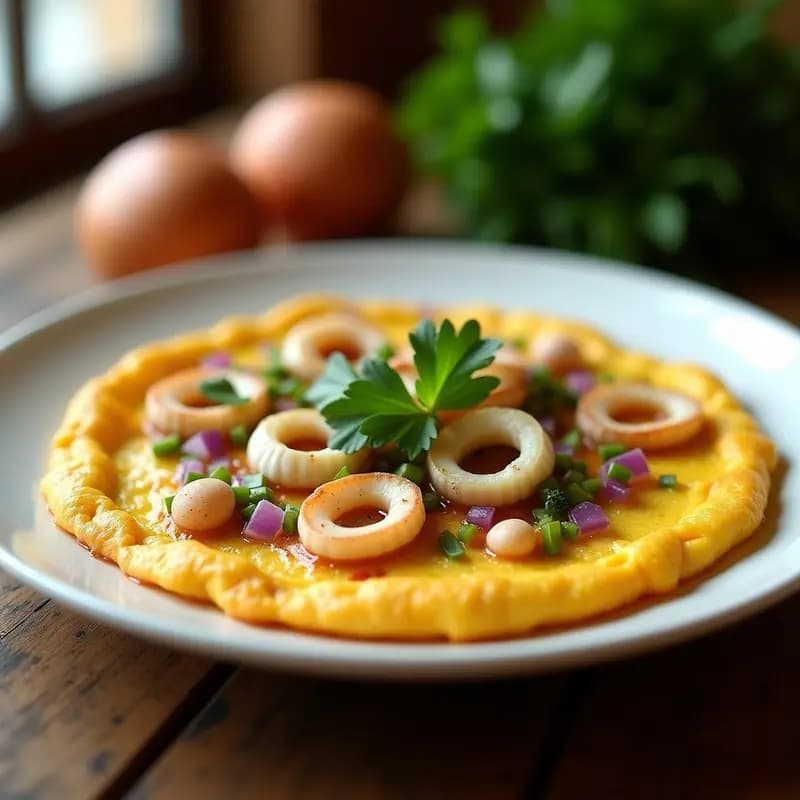 Tortilla de Calamares Ahumados: Receta Fácil para Tupper en 20 Minutos