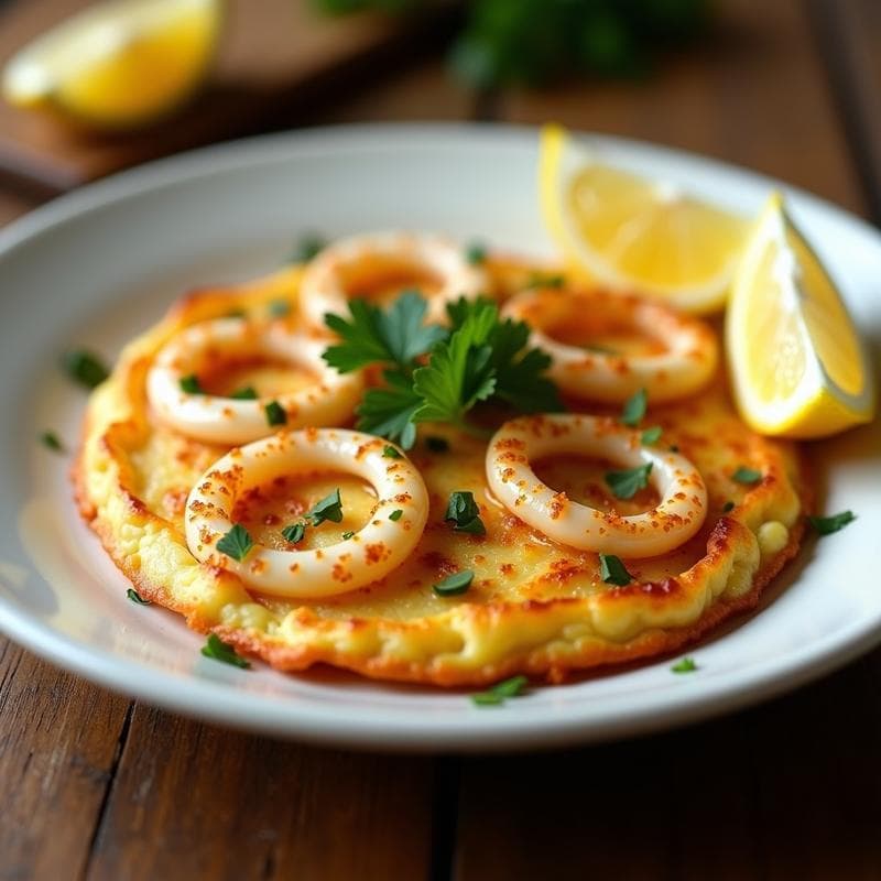 Tortilla de Calamares al Ajillo: Receta en Airfryer sin Freír en 20 Minutos