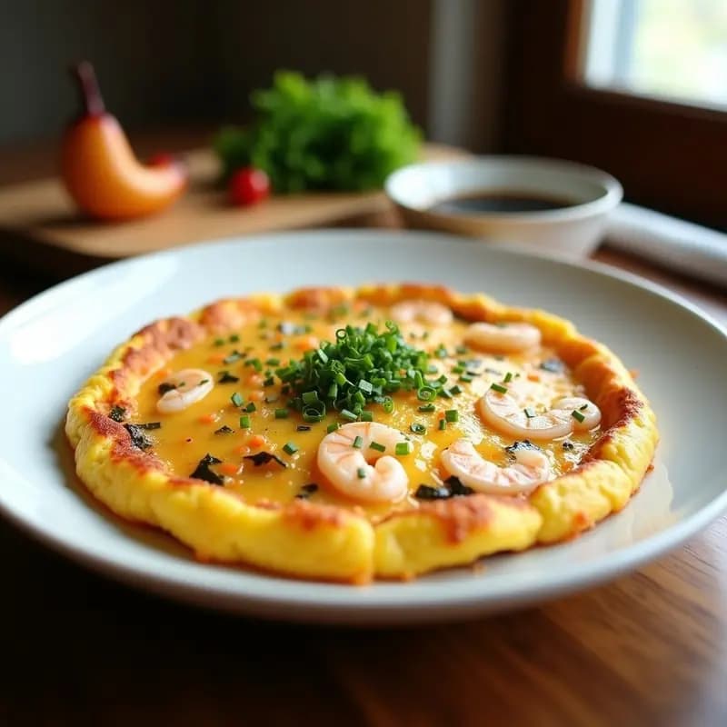 Tortilla de Camarón y Algas Nori en Airfryer: Receta Ultra Rápida y Alta en Proteína