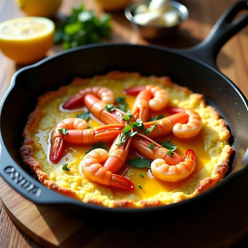 Tortilla de Camarón Paleta al Ajillo: Receta Costera en 15 Minutos con Toque Gourmet
