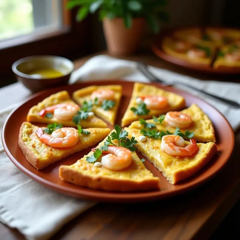 Tortilla de Camarones con Ajo y Perejil: Tapa Gaditana Auténtica en 15 Minutos