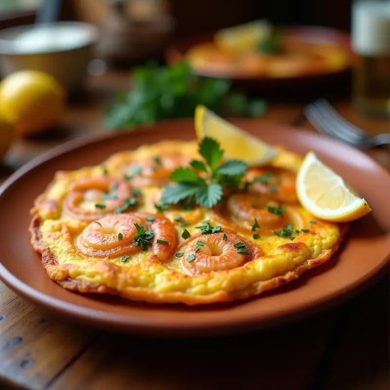 Tortilla de Camarones: Receta Gaditana para el Día de la Candelaria