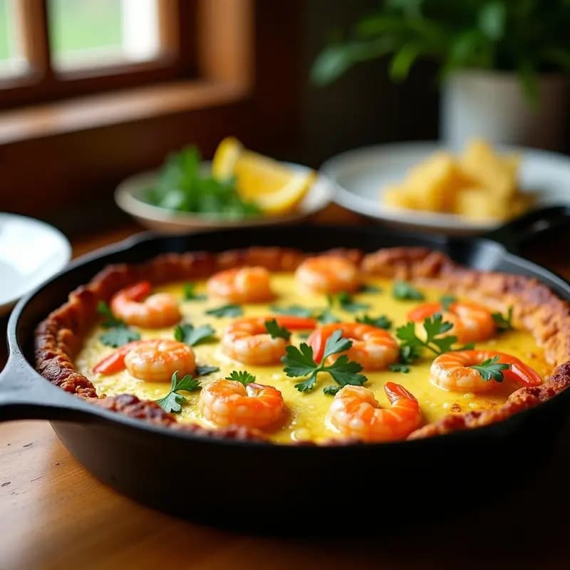 Tortilla de Camarones: Receta Cadizana Crujiente y Ligera