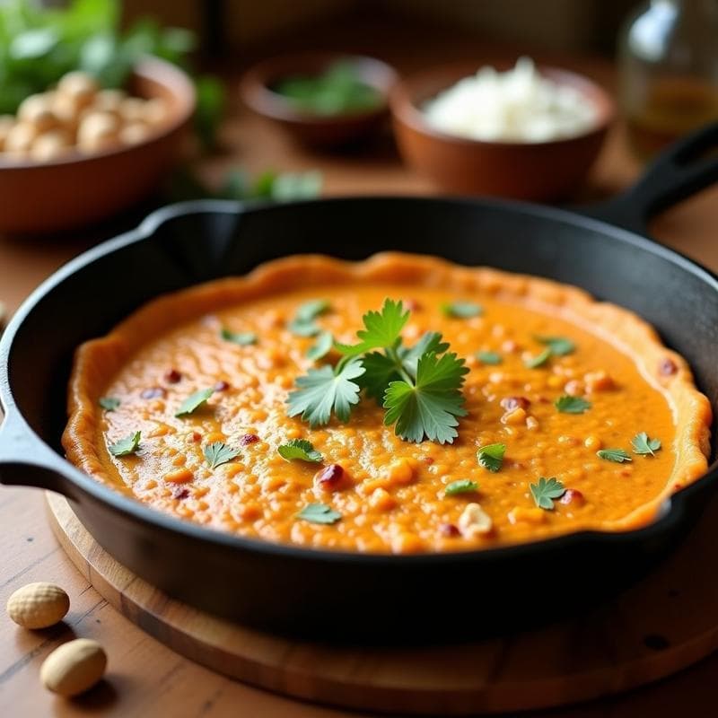Tortilla de Camote y Cacahuate: Receta Vegana y Alta en Proteína en Sartén