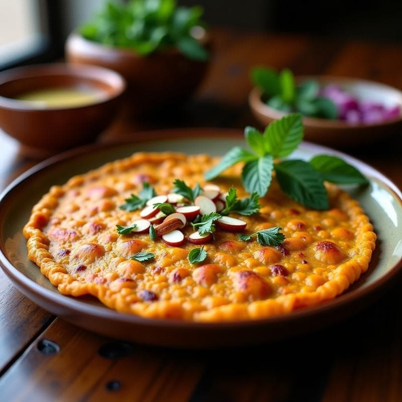 Tortilla de Camote y Cebolla Morada con Especias Beréber: Receta Marroquí en Airfryer