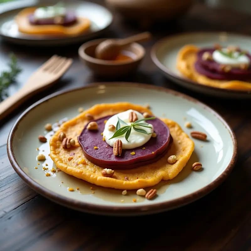Tortilla de Camote y Queso de Cabra: Desayuno Mexicano con Toque Francés