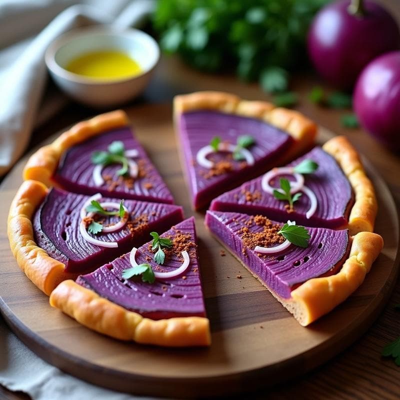 Tortilla de Camotes Morados Vegana: Receta Sin Harina con Alto Contenido de Antioxidantes