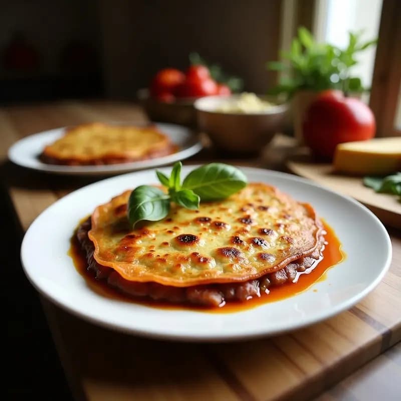 Tortilla Campera con Ajo Negro y Jamón Ibérico: Receta Gourmet en 15 Minutos