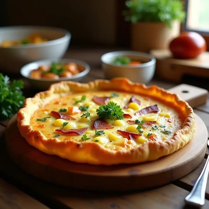 Tortilla Campera Andaluza en Airfryer: Receta Tradicional con Truco Crujiente