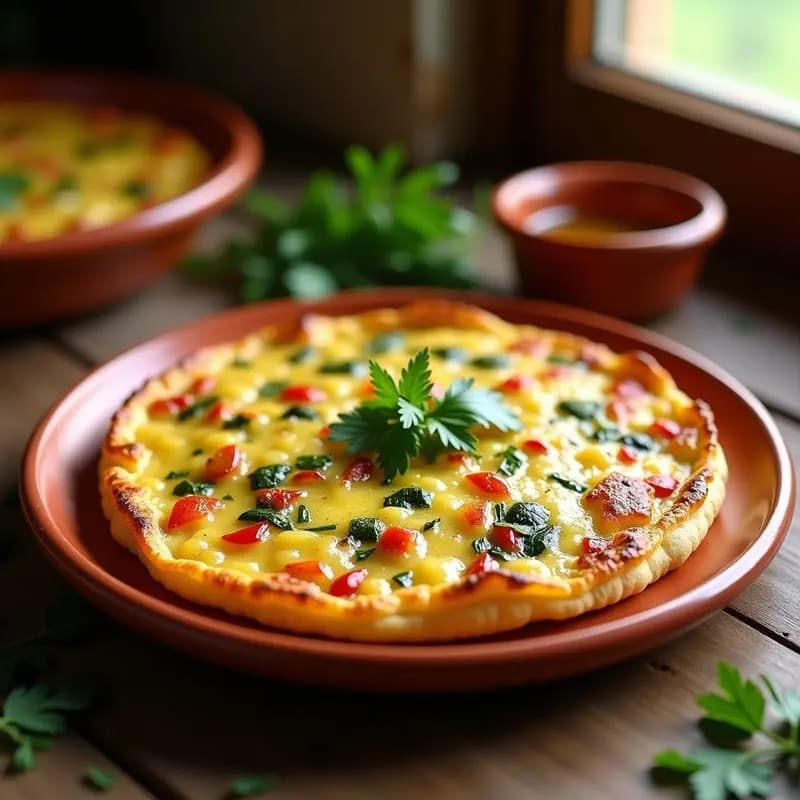 Tortilla Campesina Andaluz: Receta Tradicional en Olla Rápida con Verduras de Temporada