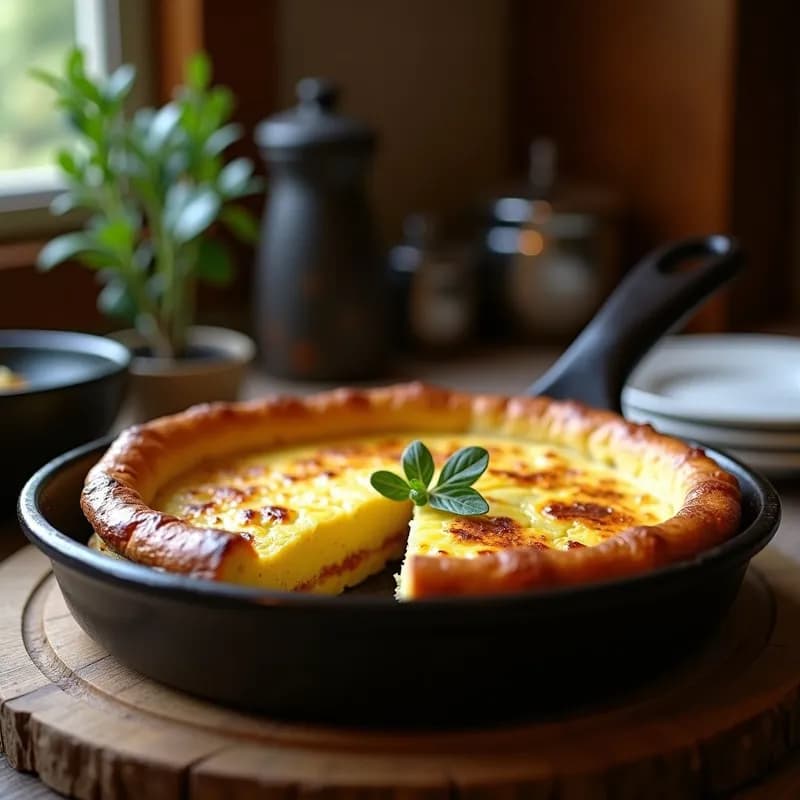 Tortilla Campera Argentina: Receta Ahumada al Horno con Papas y Queso
