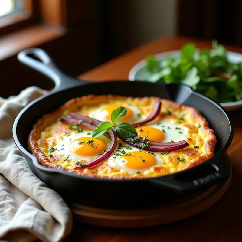 Tortilla Campera Argentina: Receta Tradicional con Papas y Huevos Esponjosos