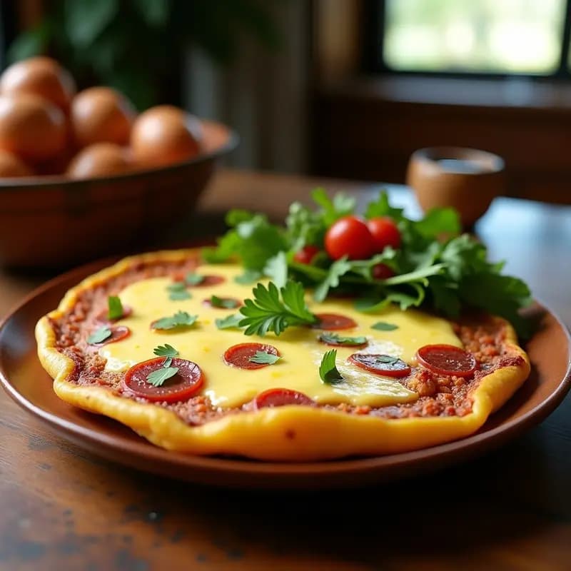 Tortilla Campera Argentiniana: Receta Tradicional en Ollas Superpuestas con Sabores a Campo