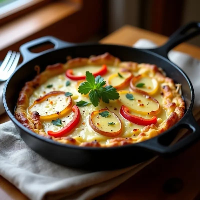 Tortilla Campera Argentiniana: Receta Tradicional en Olla con Menos Aceite
