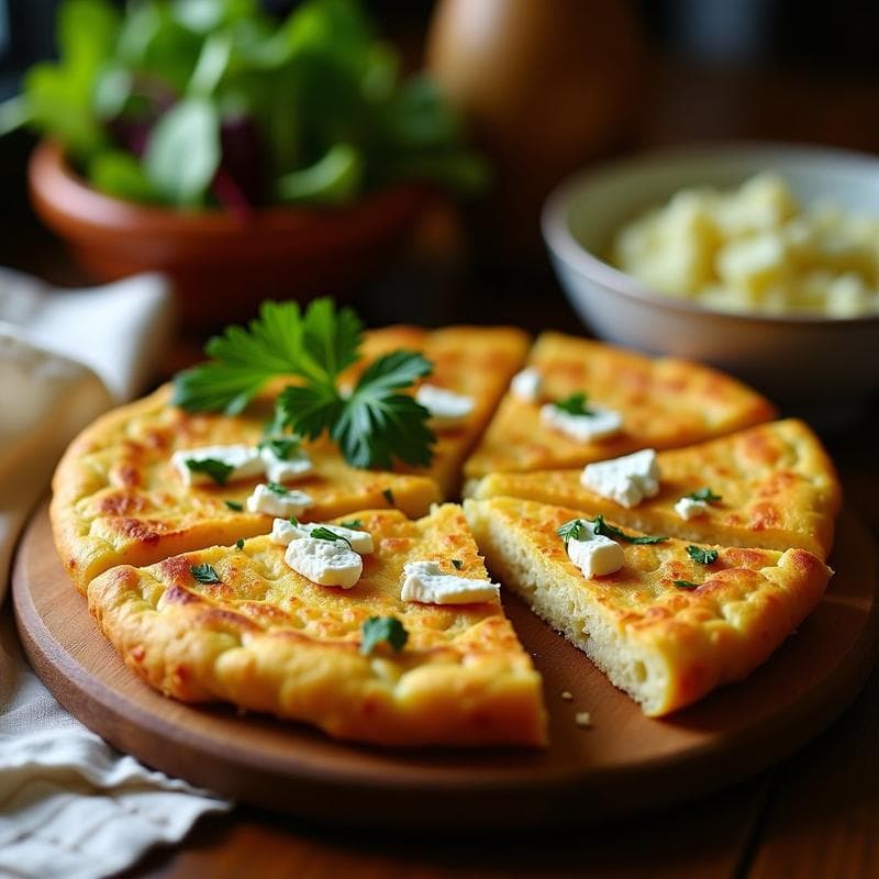 Tortilla Campesina de Coliflor y Patata en Airfryer: RecetaSin Gluten y Alta en Proteína