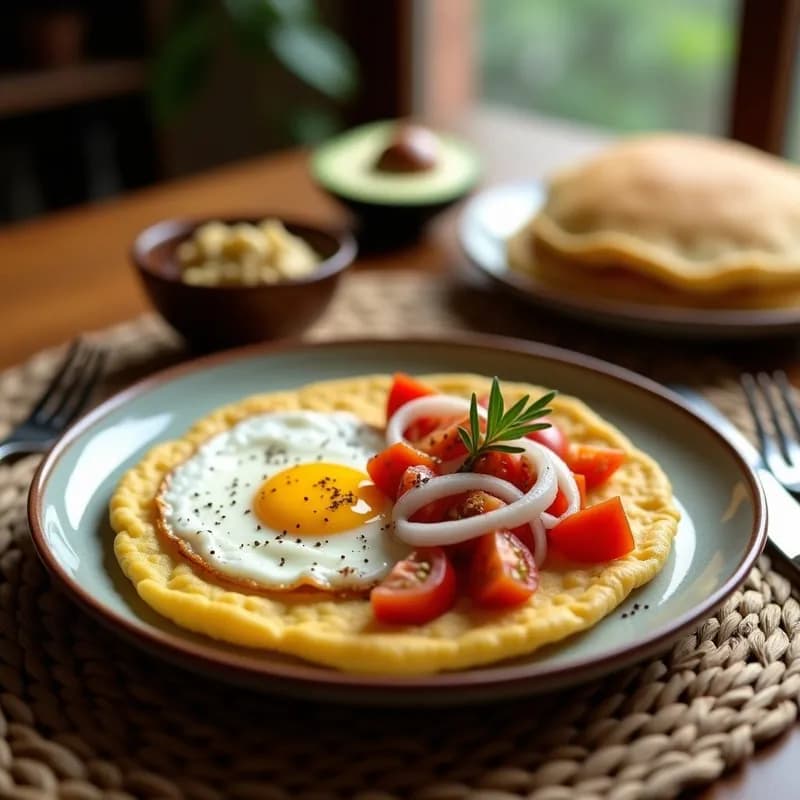Tortilla Campera Colombiana: Receta con Arepa y Huevo en 20 Minutos