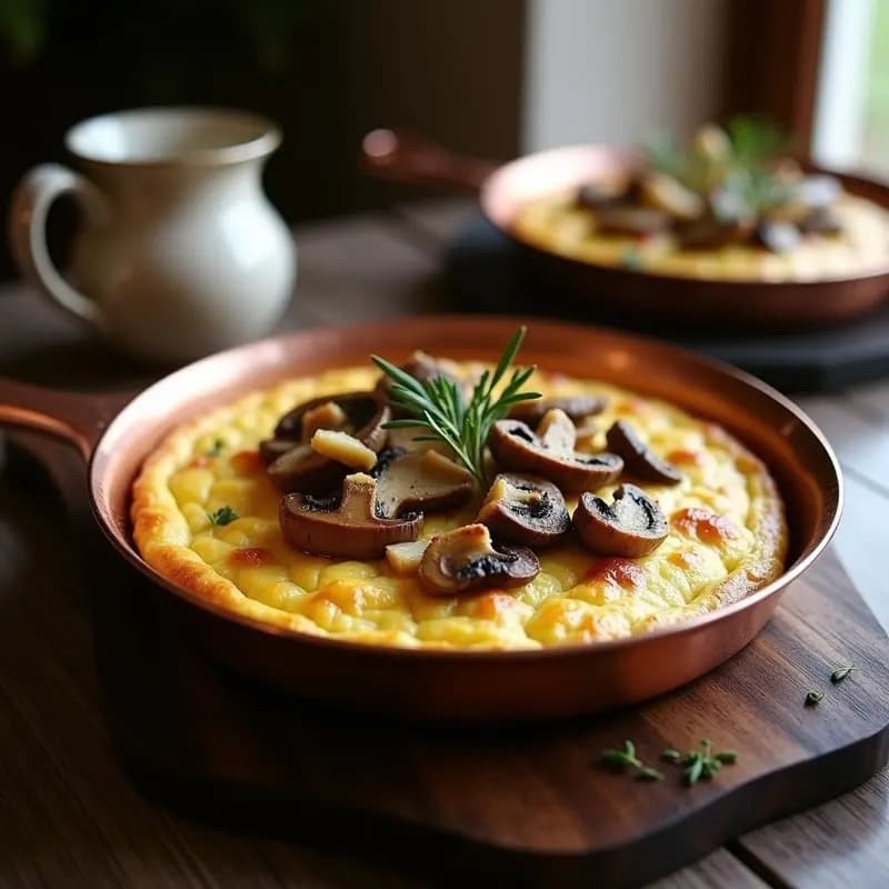 Tortilla Campera con Setas y Foie Gras al Horno: Receta Gourmet en 30 Minutos