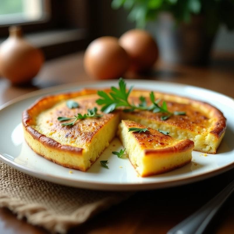 Tortilla de Patata y Coliflor al Horno: Receta Ligera y Sin Aceite para Diabéticos