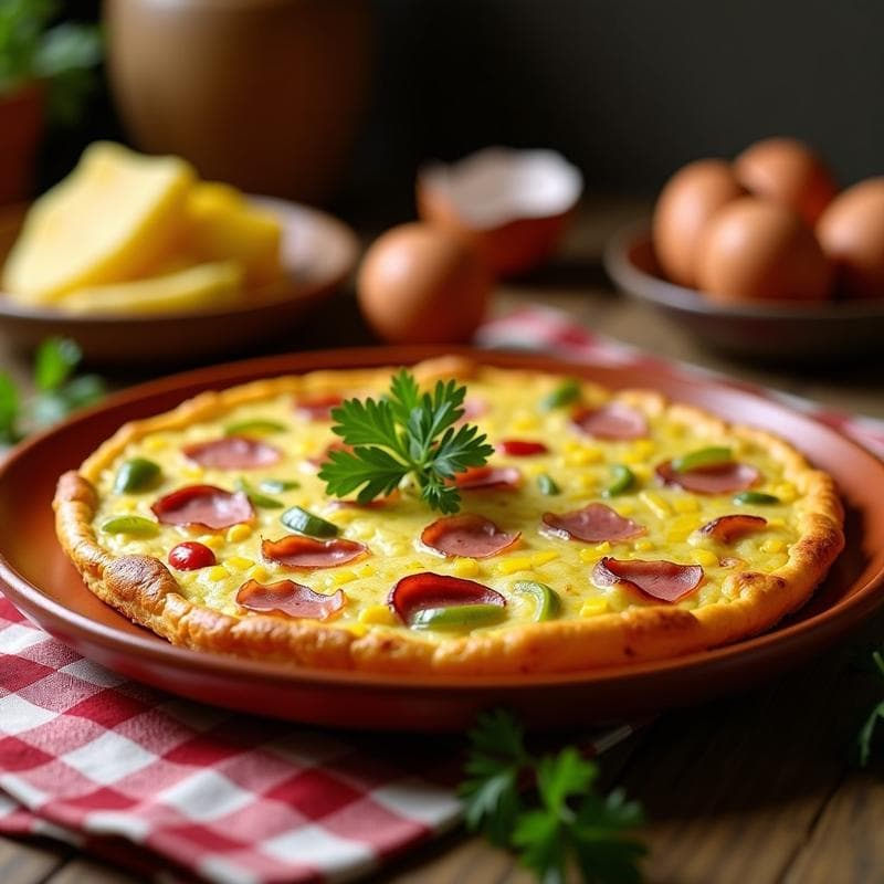 Tortilla Camperola en Olla Express: Receta Rápida y Alta en Proteína para 4 Personas