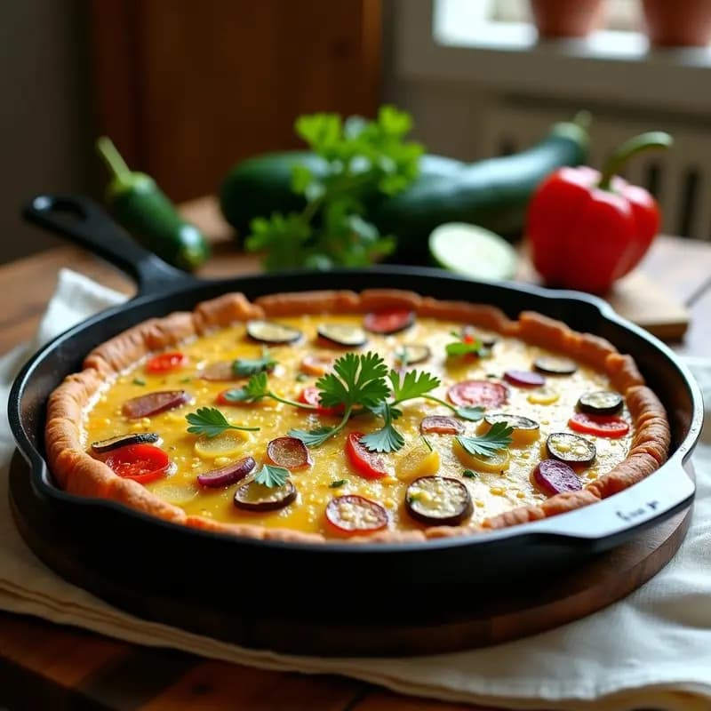 Tortilla Camperola Valenciana: Receta Tradicional de Huerta con Verduras de Temporada