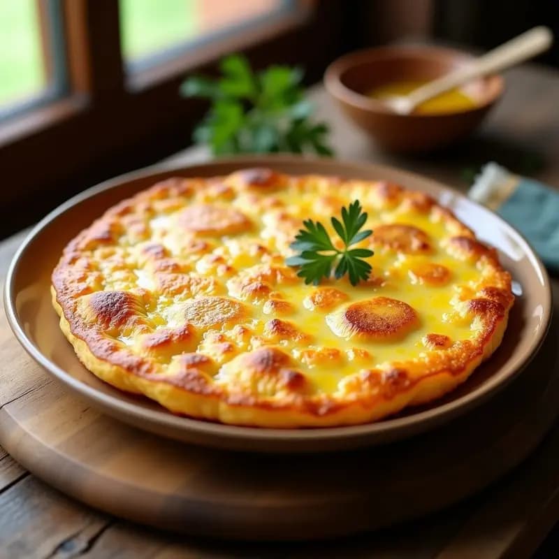 Tortilla de Patatas Camperos en Airfryer: Receta Sin Voltear y con Huevos Esponjosos