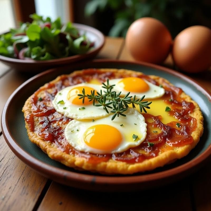 Tortilla de Cebolla Caramelizada y Huevos Campero: Receta Ultraesponjosa en 20 Minutos