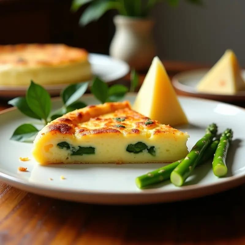 Tortilla de Chacoli con Espárragos Trigueros: Receta Vasca de Primera y Ligera