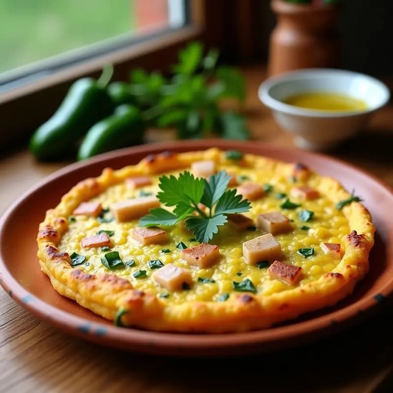 Tortilla de Chicharros y Pimiento Verde: Receta Canaria de Aprovecho