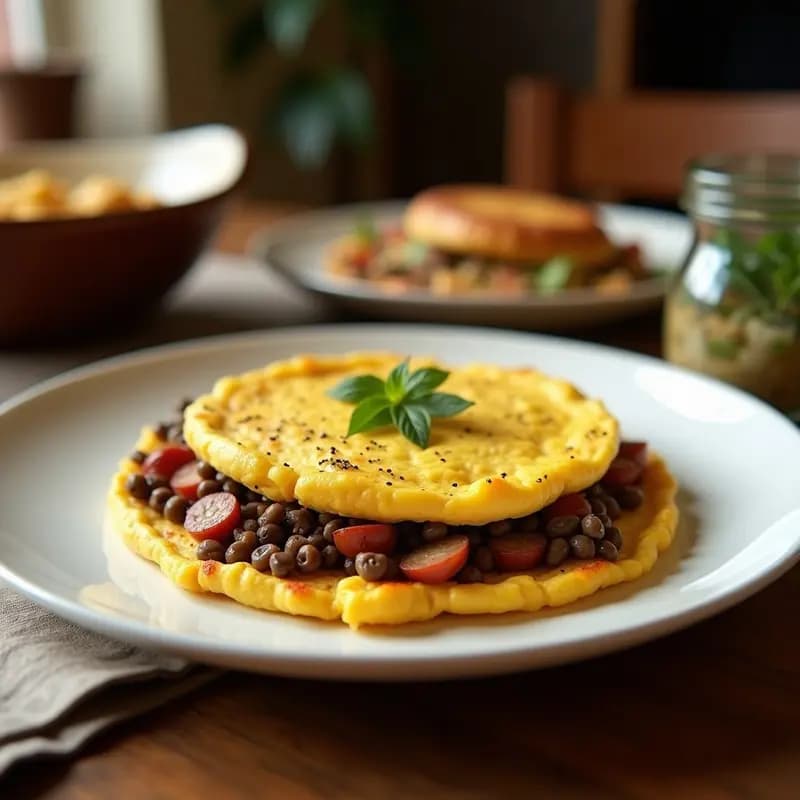 Tortilla de Chochos con Morcilla: Receta de Canarias Alta en Hierro