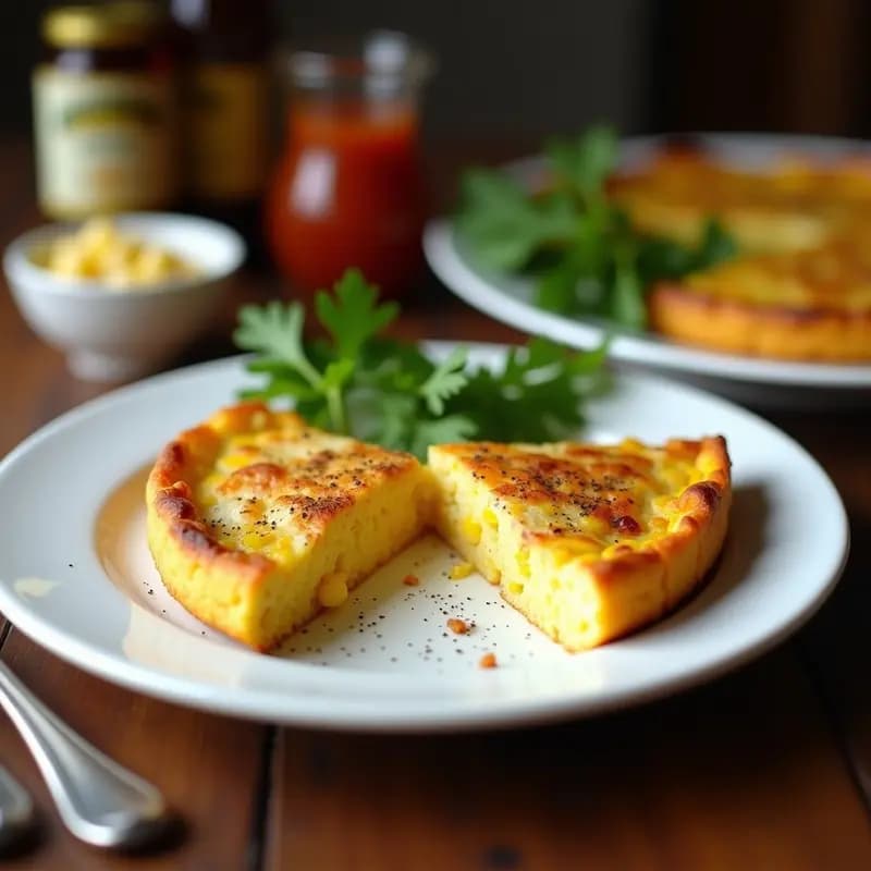 Tortilla de Choclo con Atún: Receta Canaria Tradicional en Sartén