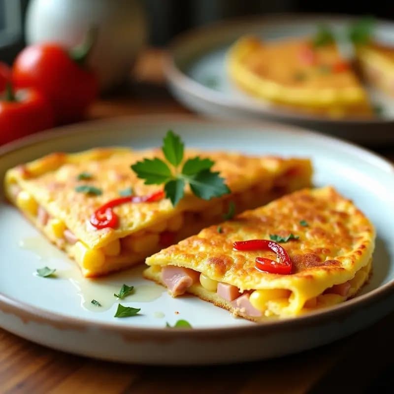 Tortilla de Choclos con Atún y Pimiento: Receta de Verano Sin Cebolla