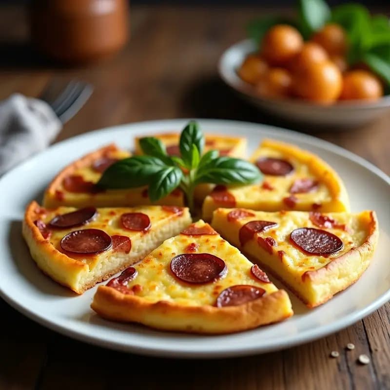 Tortilla de chorizo y patatas panaderas: Receta de tupper con toque a humo