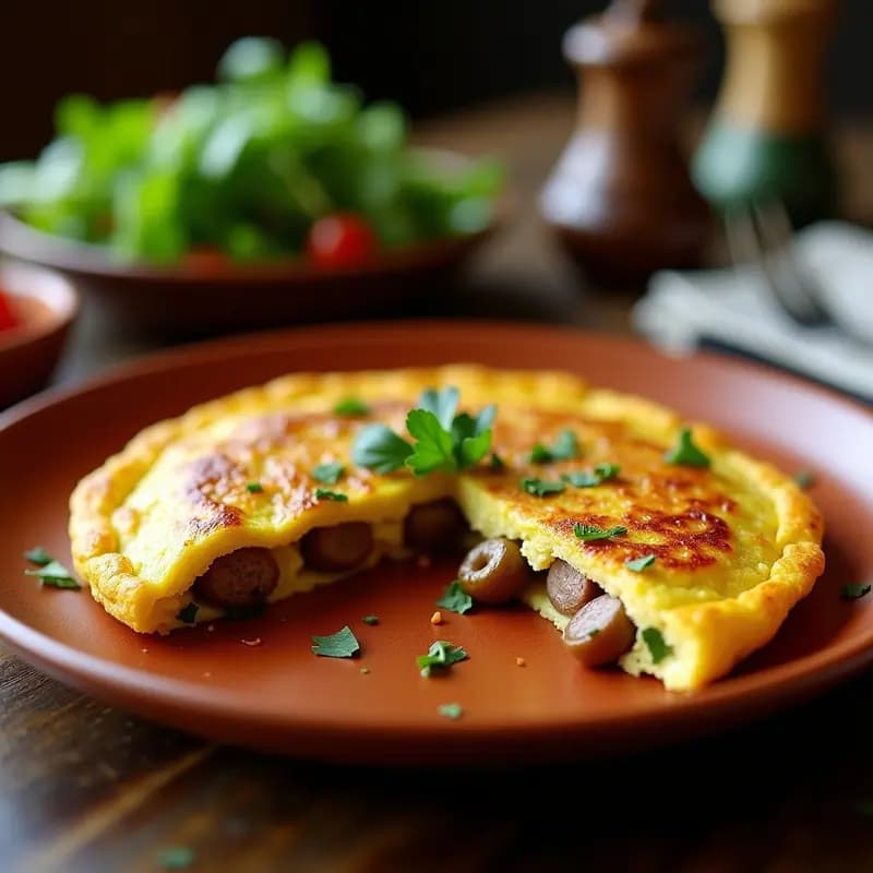 Tortilla de Chuletas de Cordero con Pimientos del Padrón: Receta Rápida y Sabrosa