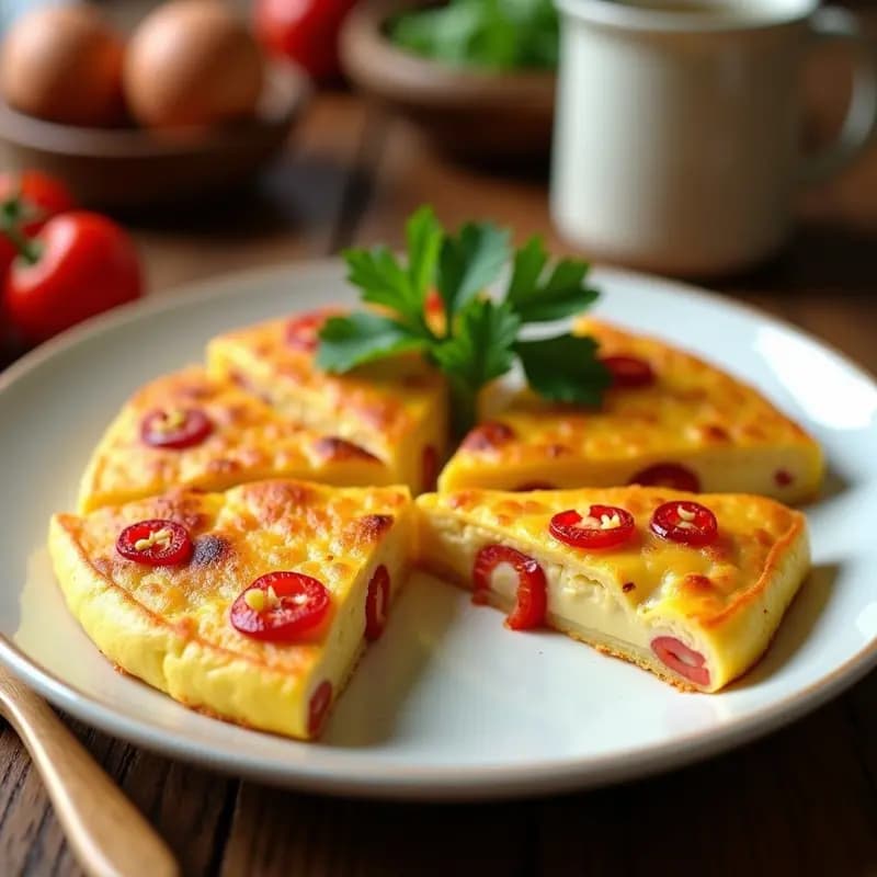 Tortilla de Colación con Atún y Piquillo: Receta de Tupper Fácil y Nutritiva