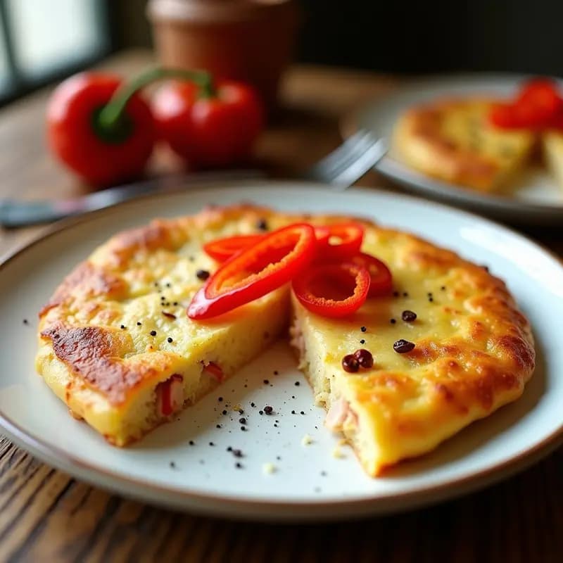 Tortilla de Colación con Atún y Pimientos del Piquillo: Receta Rapidísima para Cenas
