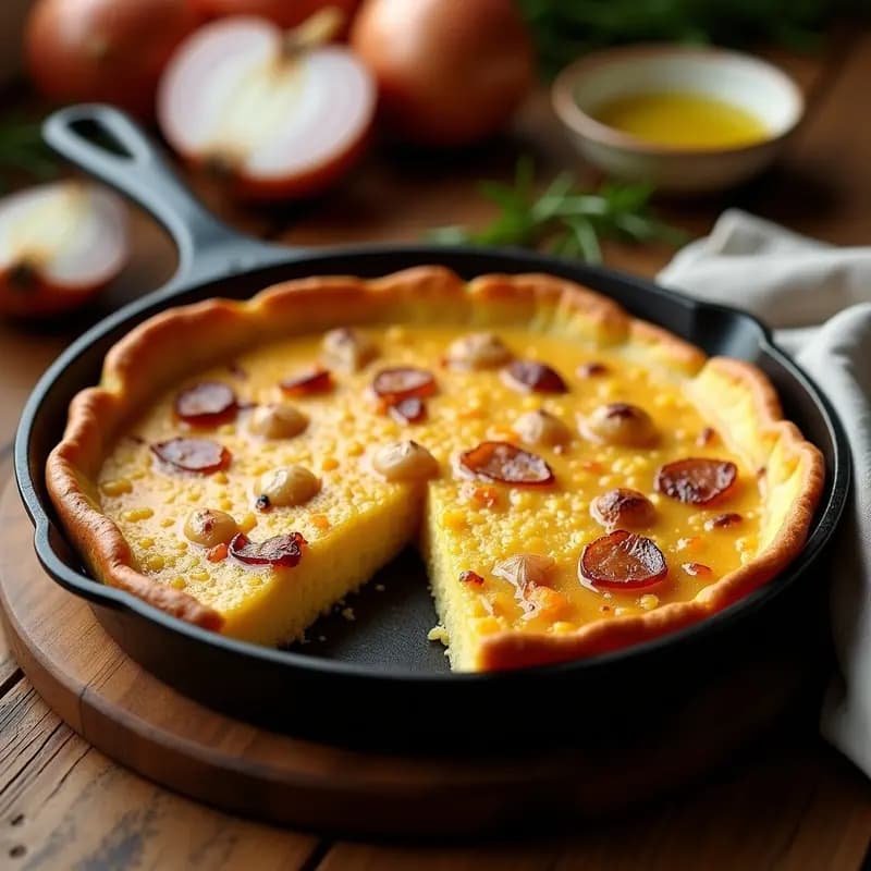Tortilla de Colación con Cebolla Caramelizada: Versión Dulce de la Tortilla Española