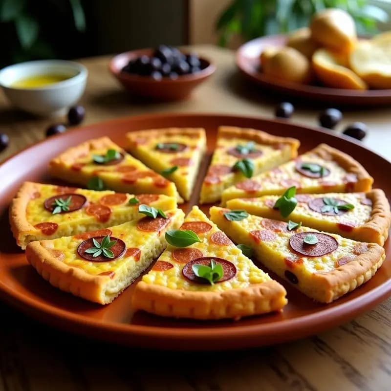 Tortilla de Colación con Chorizo y Pimientos Verdes: Tapa Andaluza en 15 Minutos