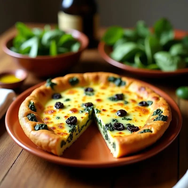 Tortilla de Colación con Espinacas y Pasas: Receta de Cuaresma Olvidada