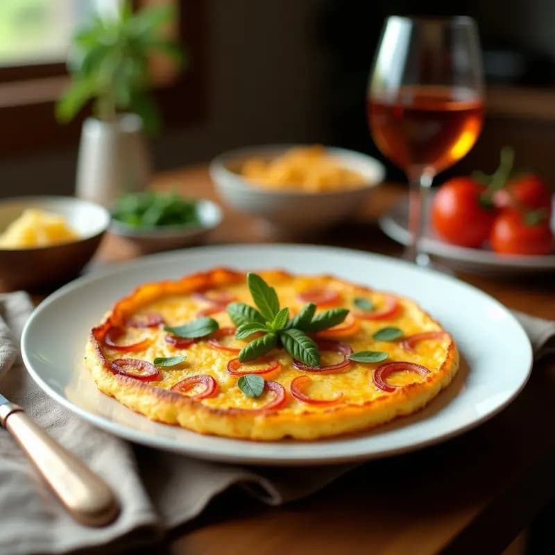 Tortilla de Colación con Patatas y Pimientos del Padrón: Receta Tradicional Andaluza