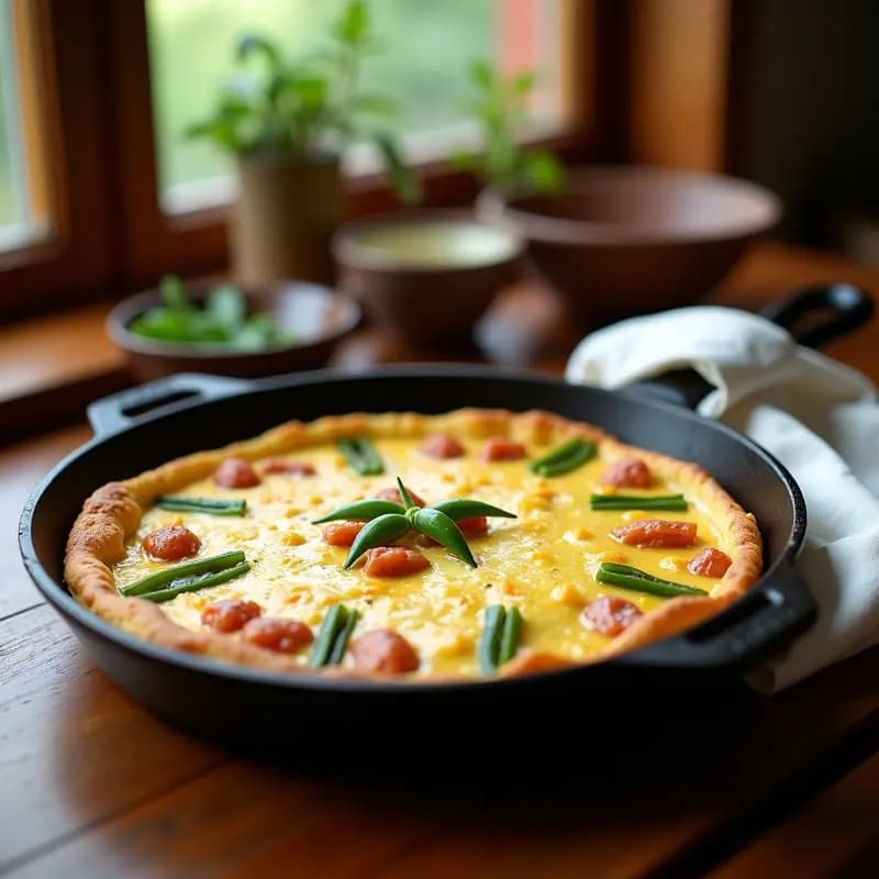 Tortilla de Colaciones con Atún y Pimiento: Receta canaria fácil y rápida