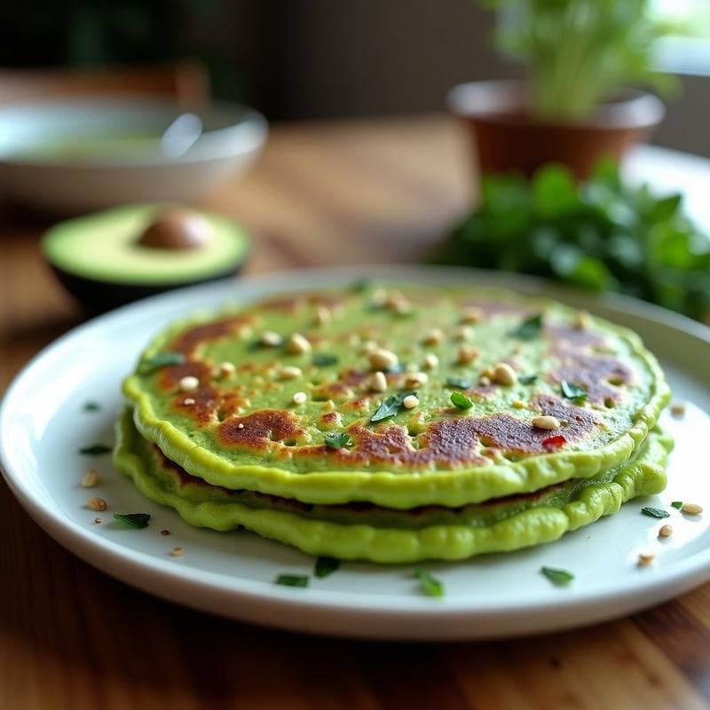 Tortilla de Coliflor y Algas Espirulina: Receta Keto en Airfryer Alta en Proteína
