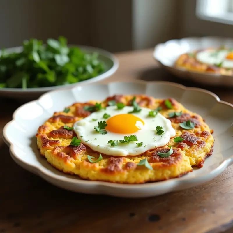 Tortilla de Coliflor y Boquerones: Receta Andaluza Ligera y Sin Lactosa en 15 Minutos