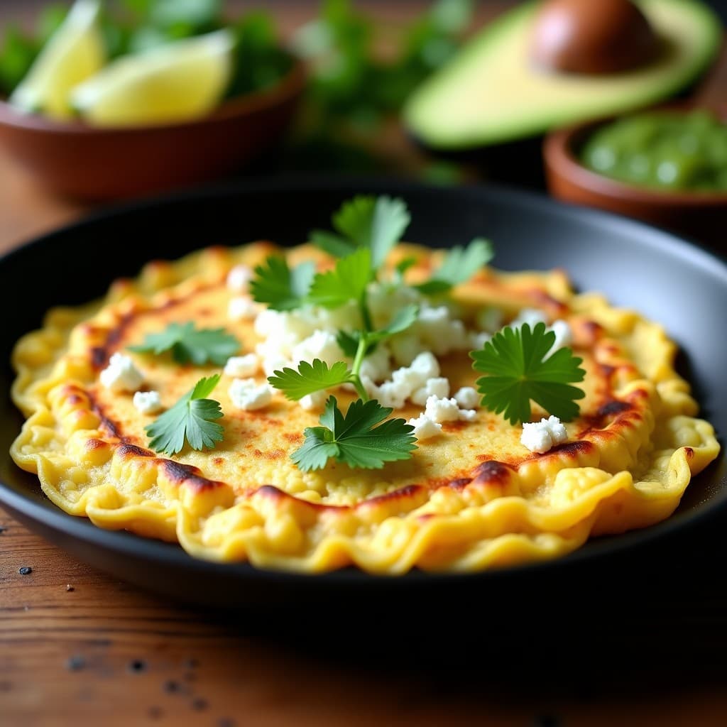 Tortilla de Coliflor y Cilantro: Receta Keto en Sartén con Toque Mexicano