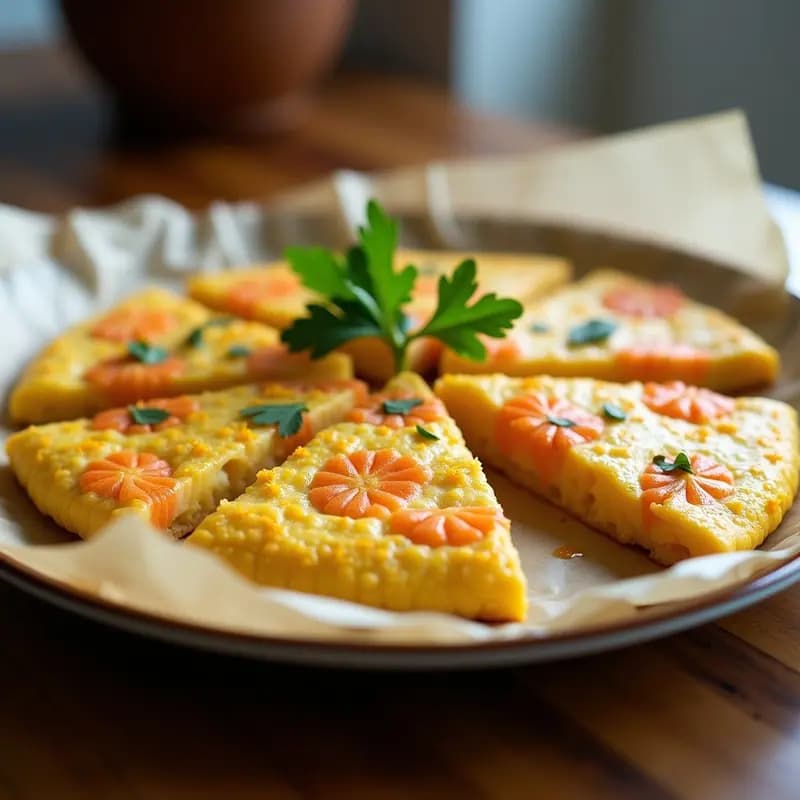 Tortilla de Coliflor y Gambas con Azafrán: Receta de Tupper Keto y Sin Lactosa