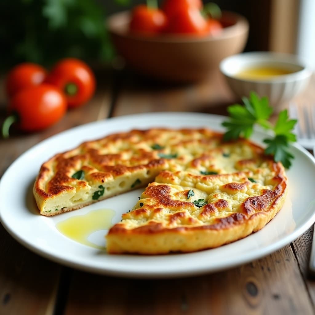 Tortilla de Coliflor y Pimientos del Padrón: Receta Keto y Sin Lactosa en Airfryer