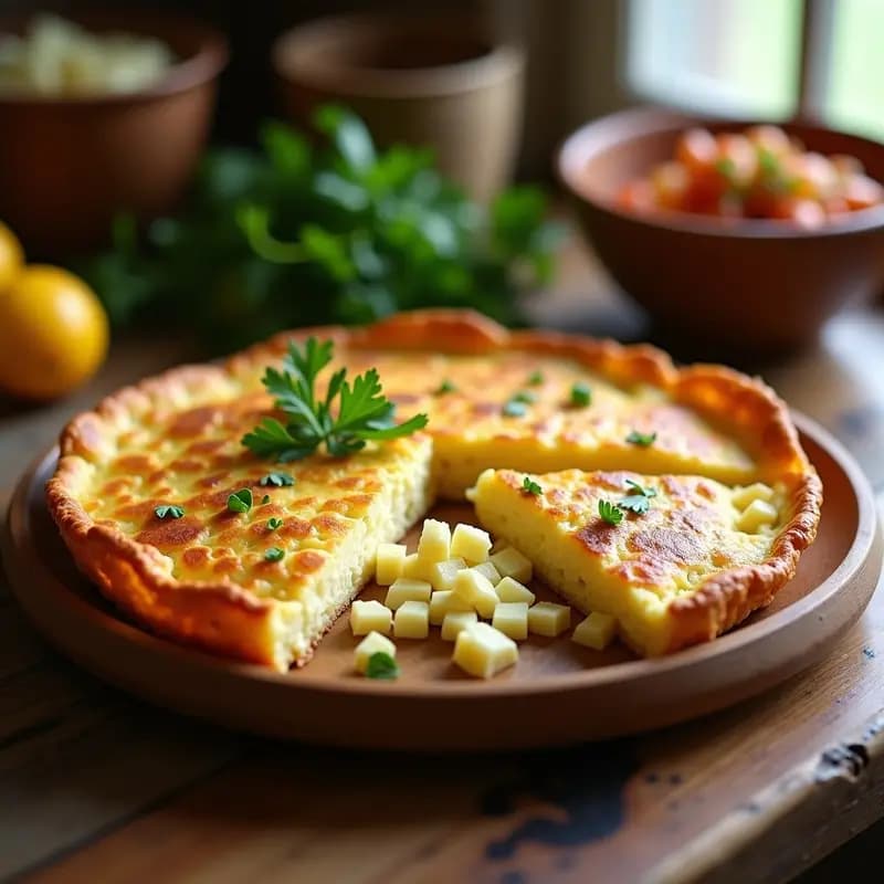 Tortilla de Coliflor y Queso Manchego: Receta Keto Sin Patatas con Truco Crujiente
