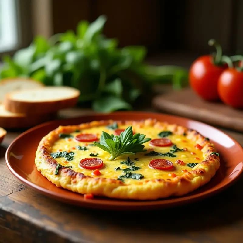 Tortilla de collejas y chorizo: Receta de primavera murciana alta en hierro