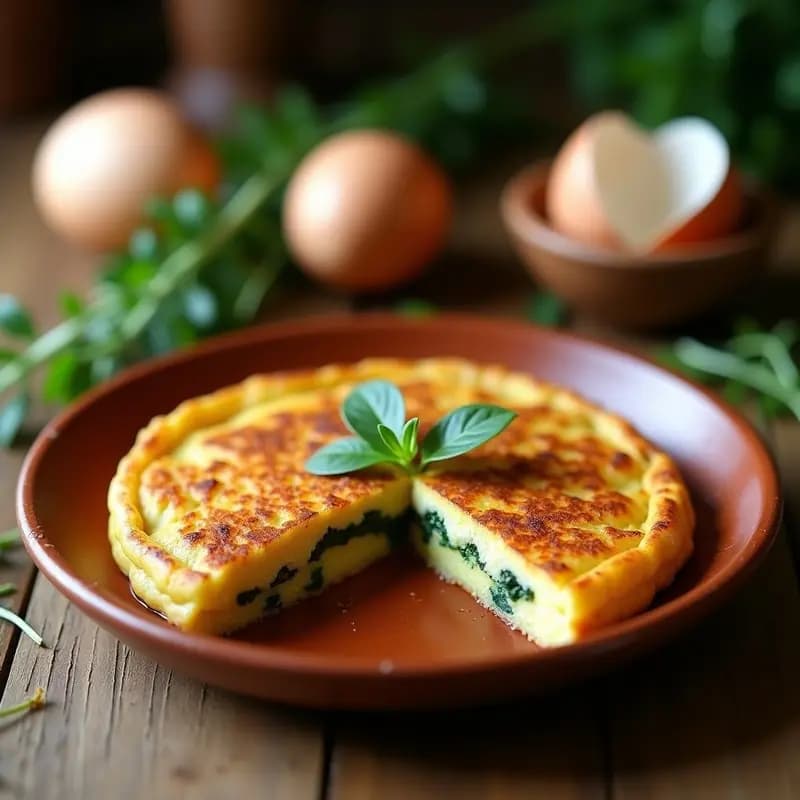 Tortilla de collejas: Receta de montaña murciana sin patata