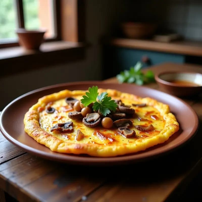 Tortilla de Criadillas (Setas Silvestres) y Cebolla Caramelizada: Receta de Temporada
