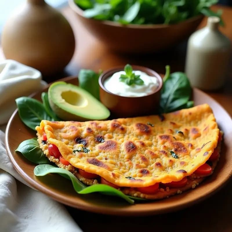Tortilla de Camotes y Quinoa: Receta Vegana Alta en Proteínas en 30 Minutos